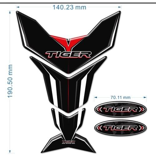 Stickers For Triumph TIGER 800 900 1200 1050 Tank Pad Helmet Trunk Luggage Aluminum Cases Adventure Protector Fairing Windshield
