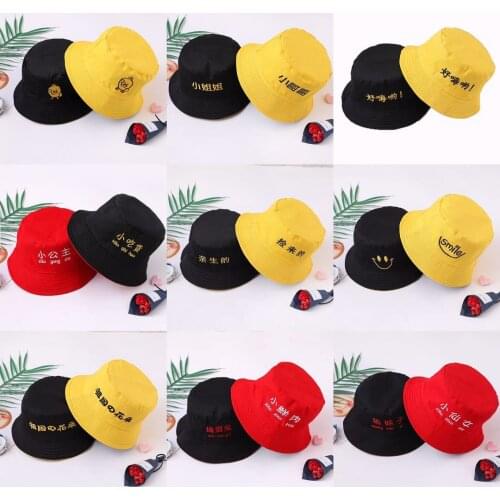 New Bucket Hat Panama Sun Protection Hats for Kids Boys Cap Girl Gorro Gorras Casquette Fishing Caps Ny Hat Baby Mujer Kapelusz