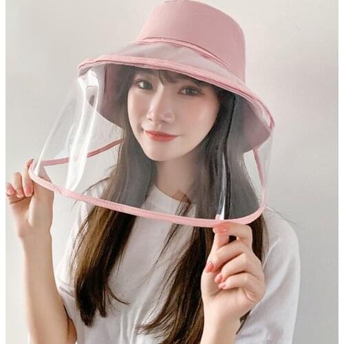 2020 New Anti-fog Hats Mens Hats Women Dust Protection Bucket Hat Female Outdoor Travel UV Protect Fisherman Hats And Sun Caps