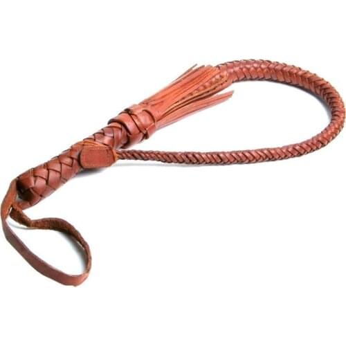 2 Color 80cm Hand Made Braided Riding Whips For Horse Racing Cowhide Leather Equestrian Horse Whip Equestrian Equip