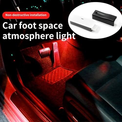 Ambient light for BMW F10 F30 F01 F02 F20 F21 F22 F23 F25 F26 F32 F48 Car footwell lighting interior ashtray atmosphere LED lamp