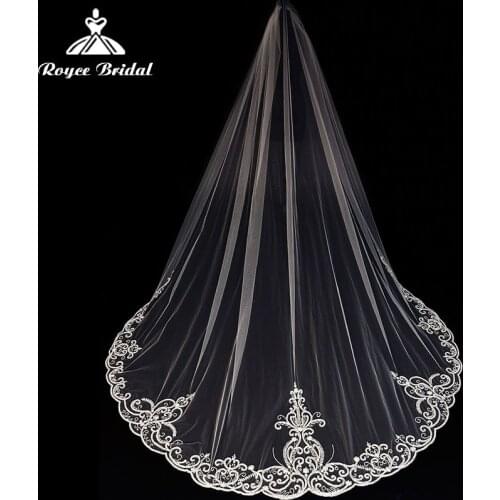 Свадебные кружевные фаты Roycebridal China At AliExpress