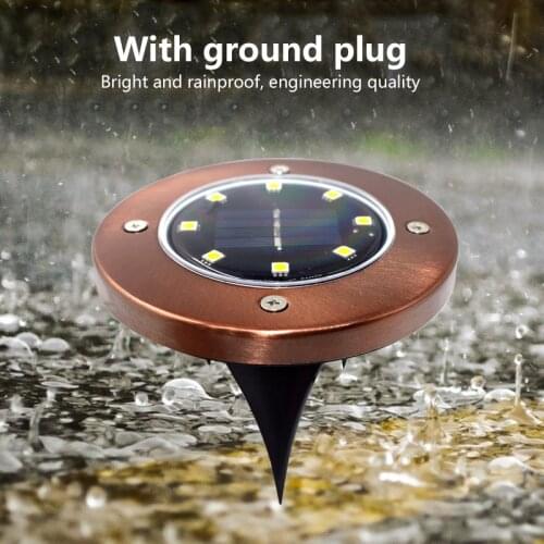 1pcs Solar Power Buried Christmas Light Outdoor Underground Lamp Outdoor Garden Landscape Garden Led Lawn Lamp Home Cocina