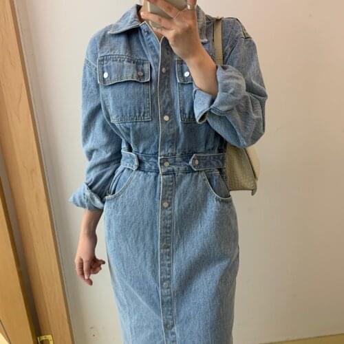 SaHezeng Fashion Denim Dresses