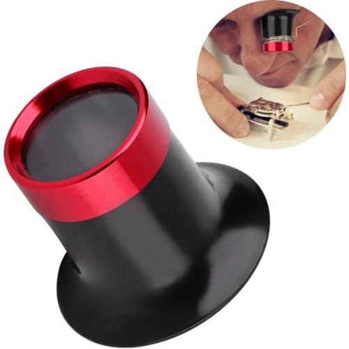 Jeweler Watch Magnifier Tool 20x Portable Monocular Watch Loupe Lens For Watchmakers Professional Magnifying Glass Repair Tool