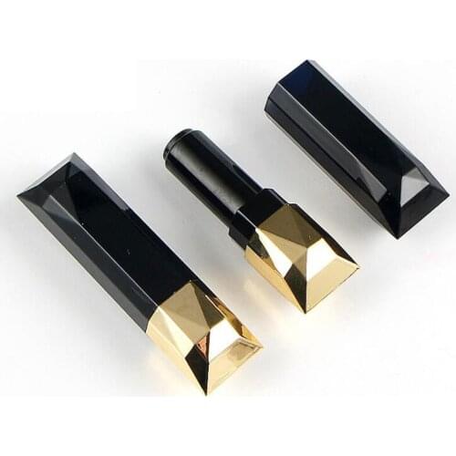 High Grade Rhombus Lipstick Tube Beautiful Cosmetic Tool Portable Travel Lip Balm Tube Refillable Lip Gloss Container 50pcs/lot