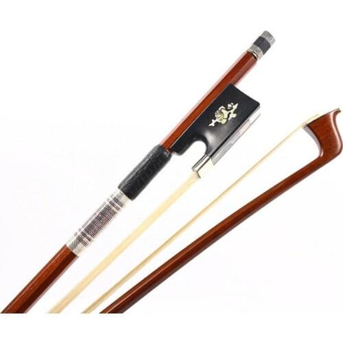 Yinfente Violin Bow 4/4 Brazil Wood Ebony Frog Natural Horsetail Great Balance