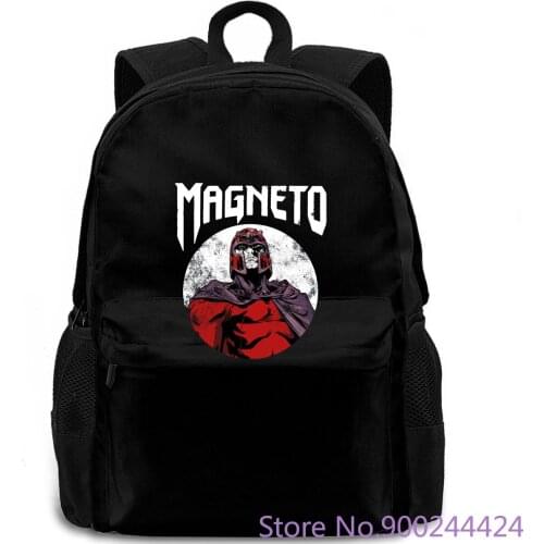 Funny Men Novelty T X-Men Magneto Classic Retro Rock Band Graphic O-Neck Casual Short backpack