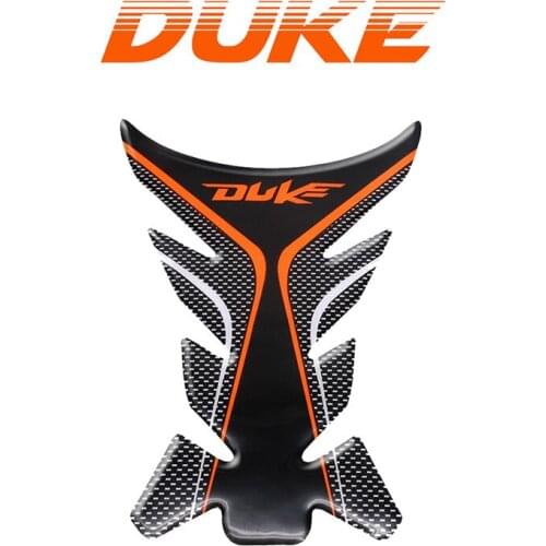 Duke Motorcycle Gas Fuel Oil Box Tank Pad Protector Racing Stickers Decal Fish Bone For KTM DUKE 125 200 390 690 990 1290 SUPER