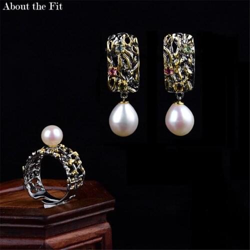 About the Fit New Personality Rings High Quality Baroque Pearl Rings For Women Jewelry Boucle D'oreille