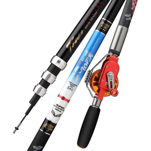 4.5m-9.0m Hollow Rod Dual-use Positioning Taiwan Fishing Canne Short Sections Hand Olta De Pesca Super Hard Fishing Pole