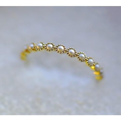 5 Pcs Tiny Pearls Rings Fashion Jewelry Rings Women Rings Gift For Women Elegant Jewelry