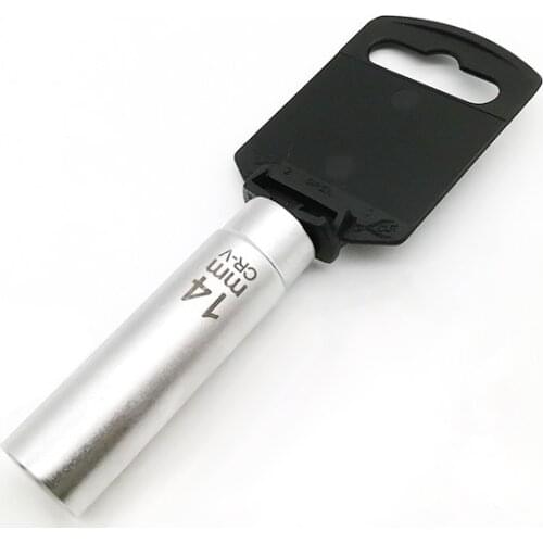 65mm Magnetic Spark Plug Socket Wrench 14MM 6&12 Angles Spark Plug Removal Tool