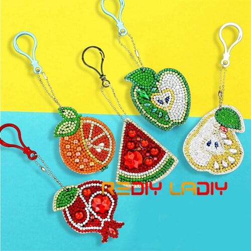 DIY Diamond Key Chain Diamond Painting Cross Stitch Special Shaped Diamond Mosaic Pixel Art Hobby & Crafts Diamond Embroidery