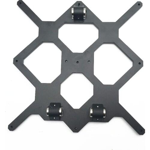 Funssor Prusa i3 MK3 3D Printer Aluminum Y Carriage With 3pcs nylon clips Holding LM8UU For Prusa i3 3D Printer Parts