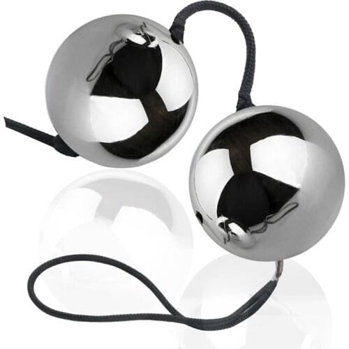 Solid Metal Balls Anal Beads Butt Plug Anal Dilator Vagina Expander Adult Toy Couples Erotic Sex Toys For Woman Ass Anal Plug