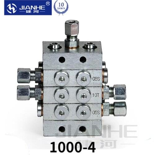 1000 Series Grease distributor block Divider Valve 1000 series progressive lubrication Distributors