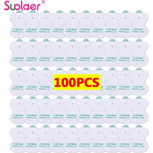 100PCS TENS Ems Nerve Muscle Stimulator Electrode Pads Gel Electrode Pads Tens Electrodes Physiotherapy Machine Health Care Tool