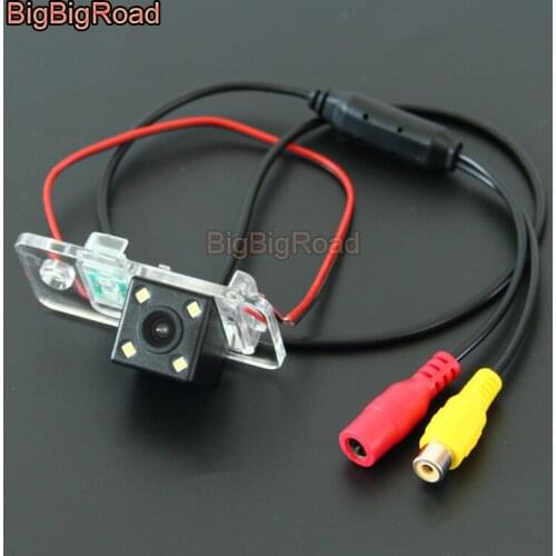 BigBigRoad For Audi A3 A6L A6 A8 A4 B6 / B7 / B8 Q7 S5 S6 S8 RS4 Car Rear View Reverse Backup Camera Night Vision parking camera