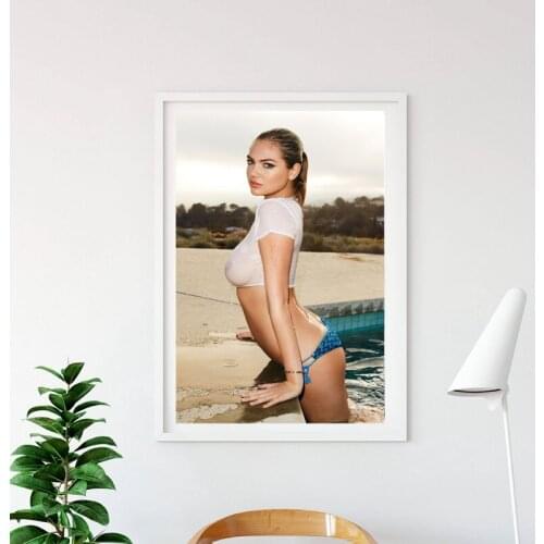 Kate Upton Sexy Model Bikini Canvas Posters Prints Wall Art Painting Decorative Picture Modern Bedroom Bathroom Home Decoration