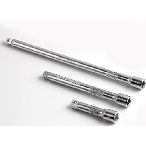 3pcs/set 3/8" 75&150&250mm Drive Socket Extension Bar Set High-quality Extension Rod Hand Tool