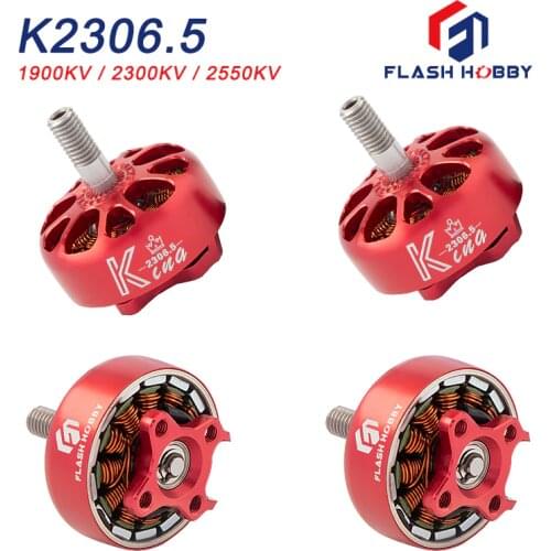 FLASH HOBBY 2306 1900KV 6S /2300KV 2550KV 4S Brushless Motor for FPV RC Multicopter Racing Drone Parts