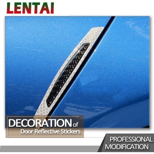 LENTAI 1Set Auto Car Door Wheel Eyebrow 3D Stickers For VW Polo Passat B6 B5 B7 B8 Golf 4 7 5 6 Mk4 Touran T5 Bora T4 Jetta MK6