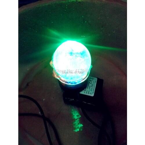 4W Fountain pump with LED lights Resin Crafts Household water aquarium pump bonsai