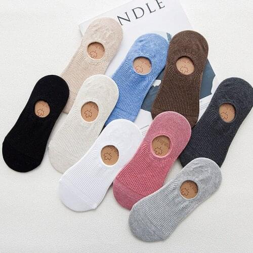 Invisible Short Woman Sweat summer comfortable cotton bamboo girl womens boat socks ankle low female invisible 1pair=2pcs tt097