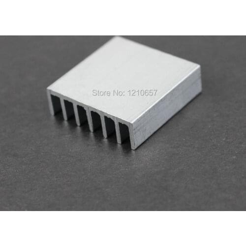 100 pieces lot Heat sink Cooling Aluminum Heatsink Cooler For DDR VGA Computer 20 x 20 x 6mm 20mm