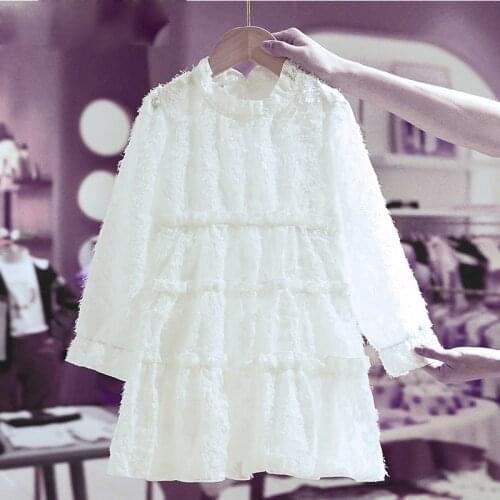 Girls Dresses 2021 Spring Dresses for Kids Princess Dress Children Long Sleeve Clothes Sweet Girls Vestidos 6 8 10 12 14 Years