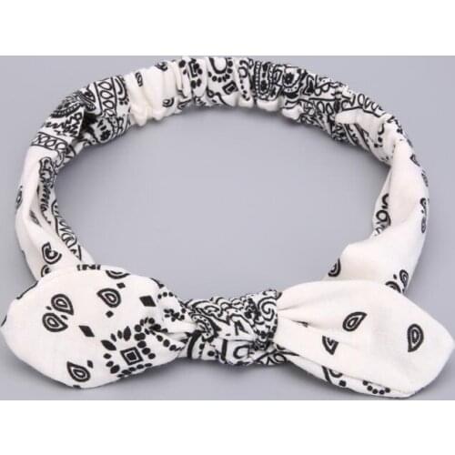 Women sweet hair bands print headbands retro hair Accessories Girls Cross Turban Bandage Hair Bands Headwrap Summer Headwear