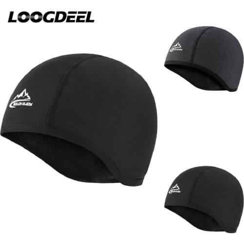 LOOGDEEL Outdoor Cycling Sports Helmet Lining Cap Windproof Rainproof Extened Ear Protection Long-lasting Soft Warmth Sports Cap