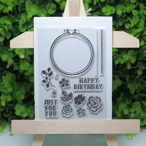 Just for you happy birthday to you transparent clear stamp for Scrapbooking/Card Making/Stamp set stationery Decoration Supply