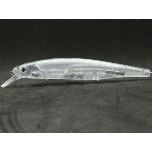 WLure 14cm 20g Weight Transfer System Long Casting 10 per set Unpainted Minnow Sinking Fishing Lure UPM774