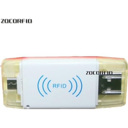 125KHz Mini RFID Reader Mobile Phone EM4100 TK4100 ID Card Reader mirco usb Interface Support Android System