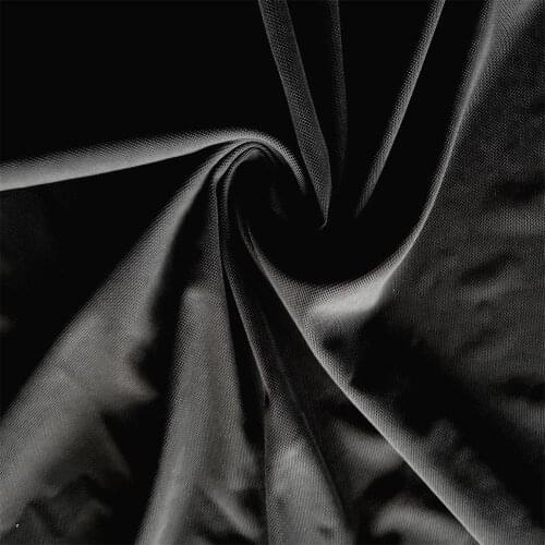 Mesh fabric Width 155*50cm Nylon Spandex 4 way stretch high elastic hexagonal coarse net fabric