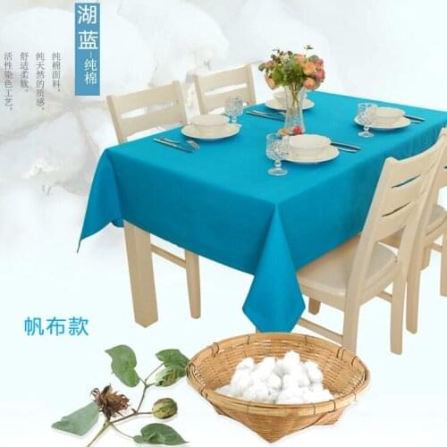 Tablecloth Table Cover Cotton Canvas Tablecloth New Cotton Table Cover 78x58" / 145x200cm Free Shipping