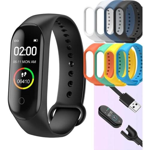 M4 Smart Watch Band Heart Rate Blood Pressure Monitor Tracker Fitness Wristbands fitness tracker sport Pedometers outdoor TSLM1
