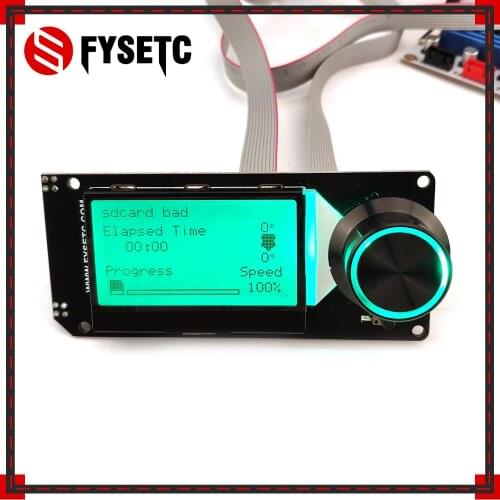 TypeA MINI12864LCD Screen mini 12864 V2.1 Smart Display RGB backlight Black Support Marlin DIY With SD Card SKR 3D Printer Parts