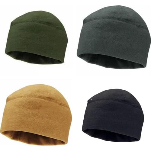New Outdoor Fleece Hats Camping Hiking Caps Windproof Winter Warm Hat Fishing Cycling Hunting Breathable Military Tactical Cap