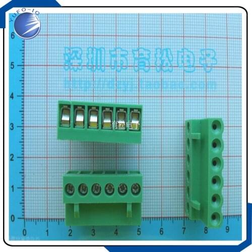 10PCS/LOT Just plug HT5.08 6P 6 plug type connector terminal spacing 5.08MM 10