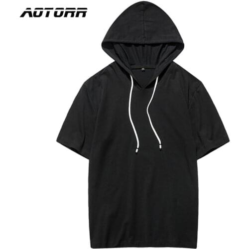Aotorr Men's T-shirts With A Hood