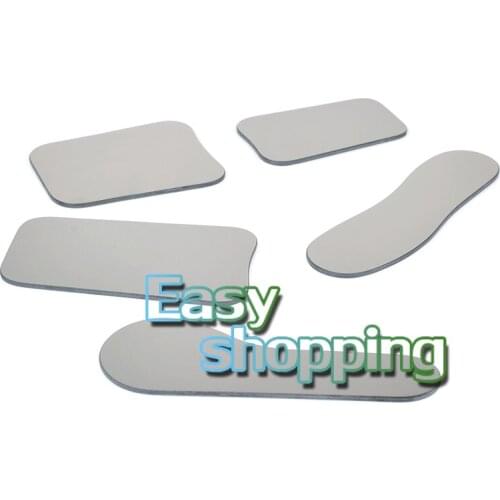 Double Side Orthodontic Intra-Oral Rhodium Glass Dental 2 Size Glass Reflector Mirror 5pcs