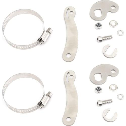 Artudatech 2 Set E-Bike Ebike Electric Bicycle Universal Torque Arm Silver for Front Rear