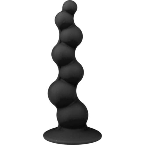 Adult Erotic Silicone Anal Plug G Spot Stimulator Suction Cup Anal Beads Dildo Butt Plug Sex Toys For Women Anus Dilator