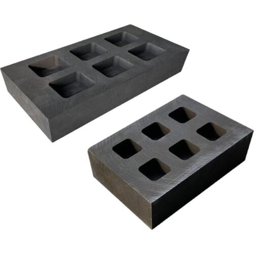 Graphite Ingot Bar Mold Square Gold Melting Crucible Jewelry Casting Mould