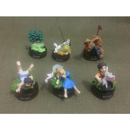Pvc figure model toy Al P girl, 6pcs/set