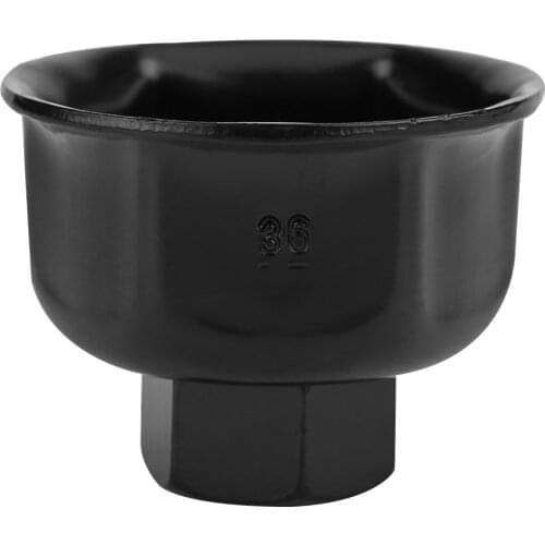 36mm 3/8" Car Oil Filter Wrench Cap Socket Drive Remover Tool for BMW X5 Audi A6L A8L