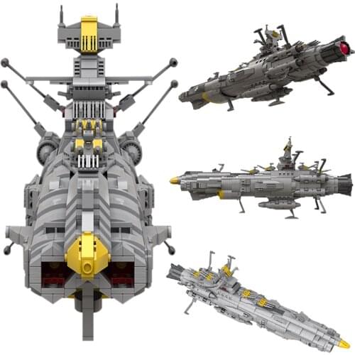 Moc Space Electric Andromeda Star Series Battle High-tech Model Building Model Creative Spaceship Educational brick Set Toy Gift
